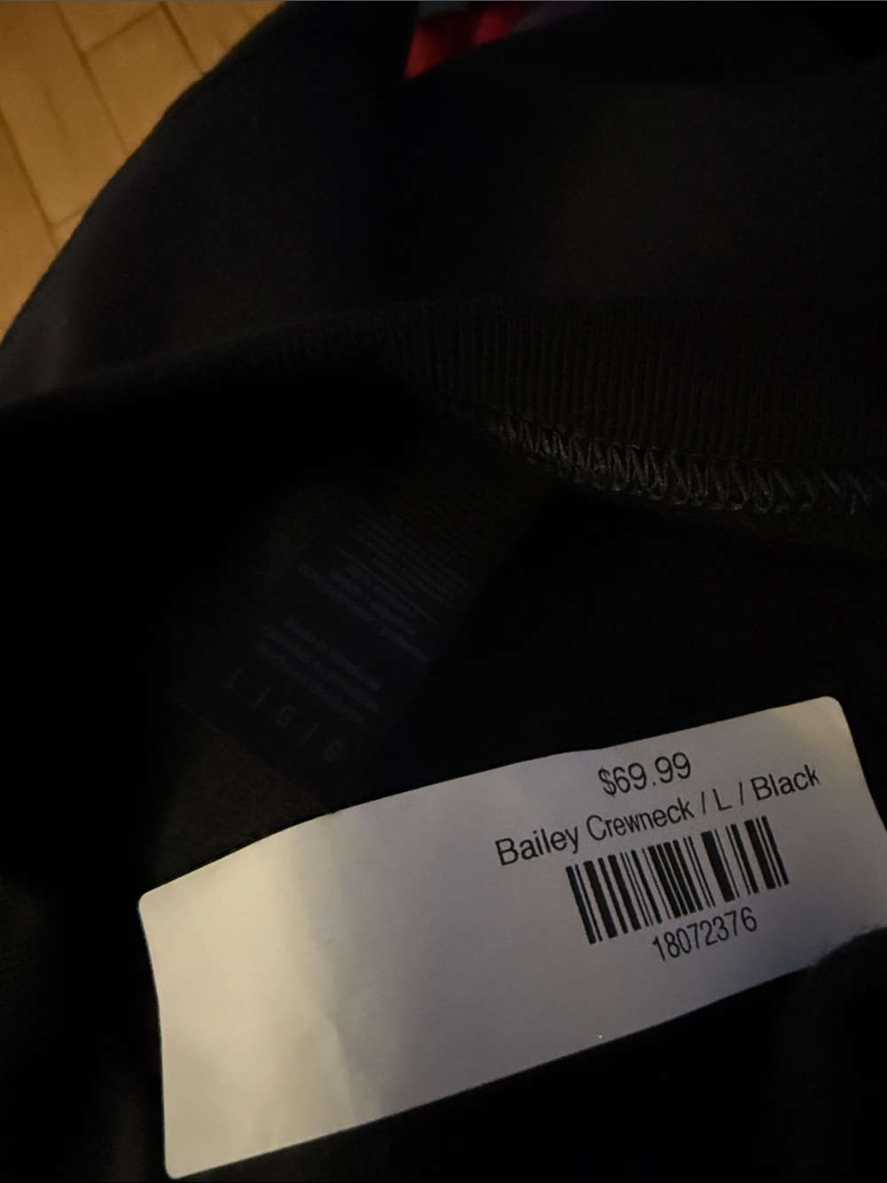 Black Graphic Crewneck Sweater - Bailey Zimmerman Summer Tour Design - Picture 2 of 3